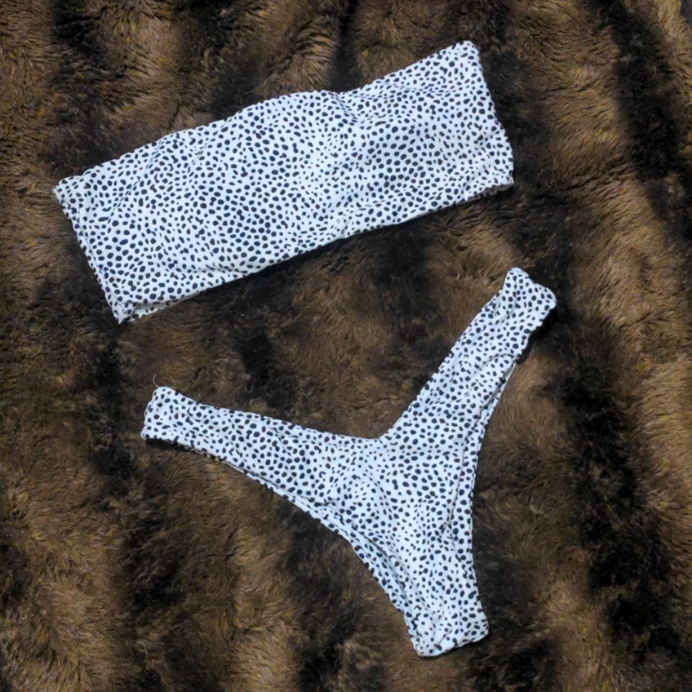 Zaful dalmatian bikini
